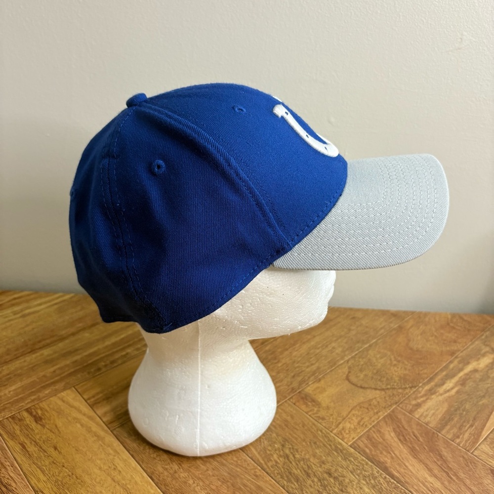 New Era Blue and Gray Hat Indianapolis Colts NFL Fitted Football Hat Men’s - Picture 5 of 7